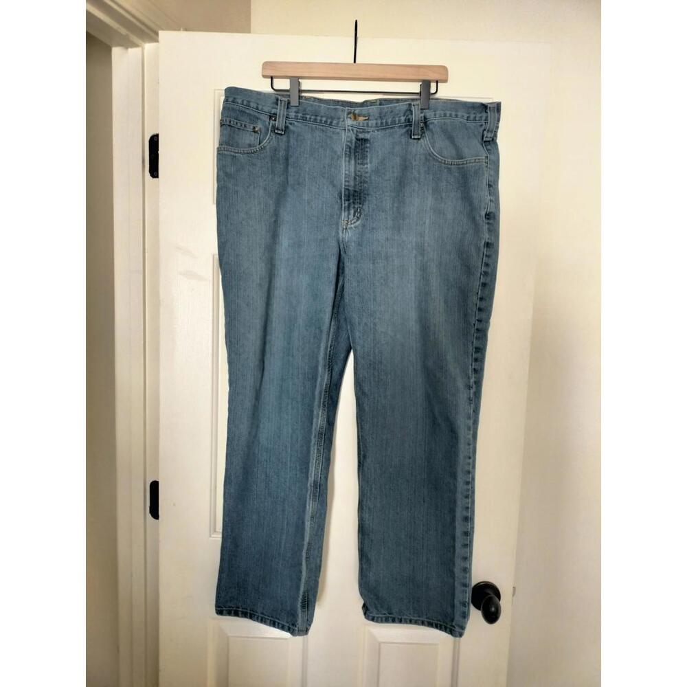 Carhartt Men's Relaxed Fit Blue Jeans sz 42 x 29 (14084)